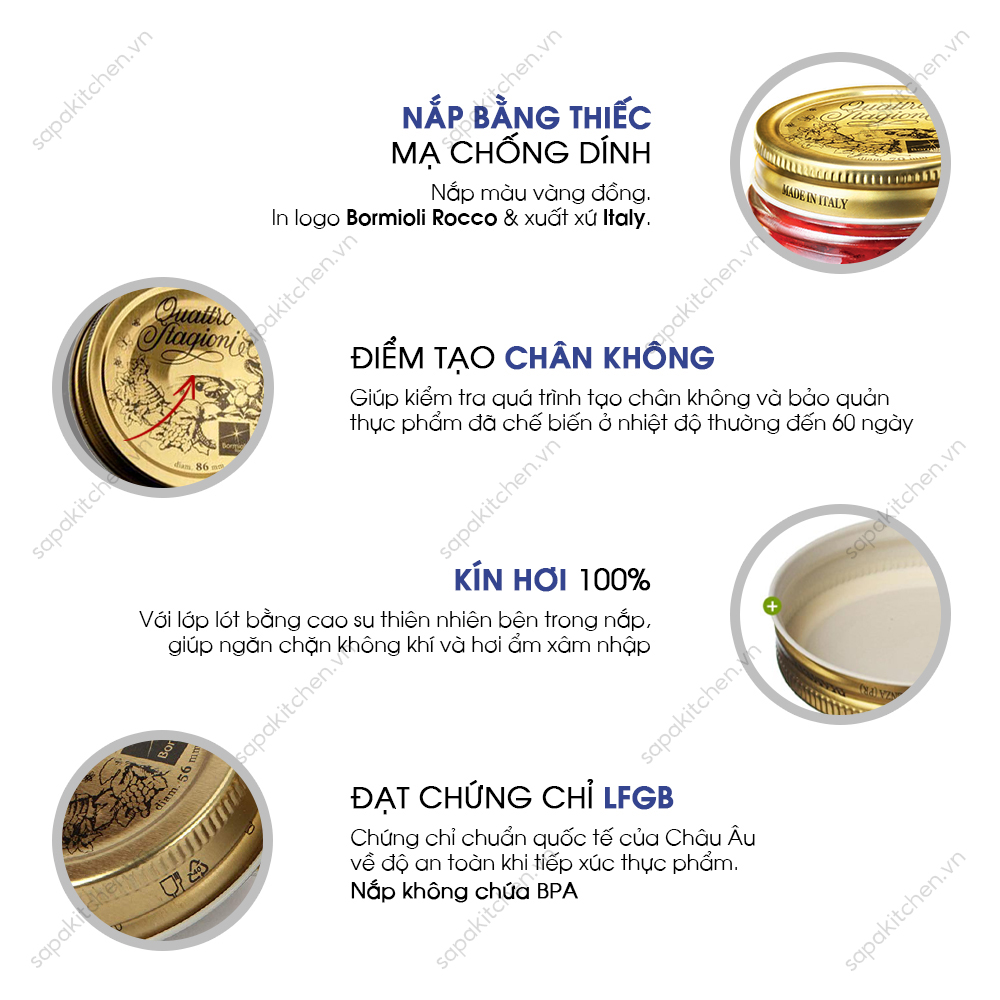 Tại sao nắp hũ thủy tinh Quattro lại dễ bị rỉ hơn so với nắp hũ thủy tinh thông thường? - 4