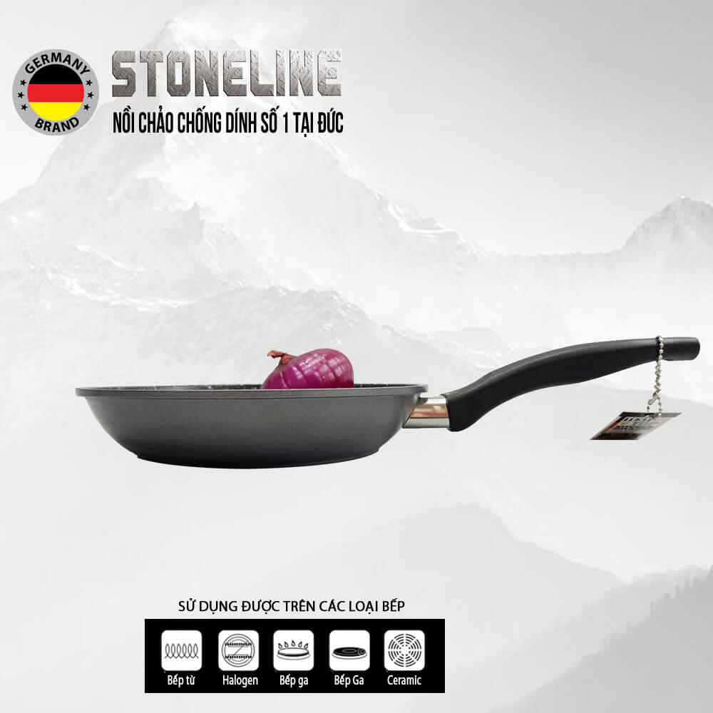 [KBB] Chảo cạn chống dính phủ đá thiên nhiên Stoneline 20cm - không bao bì