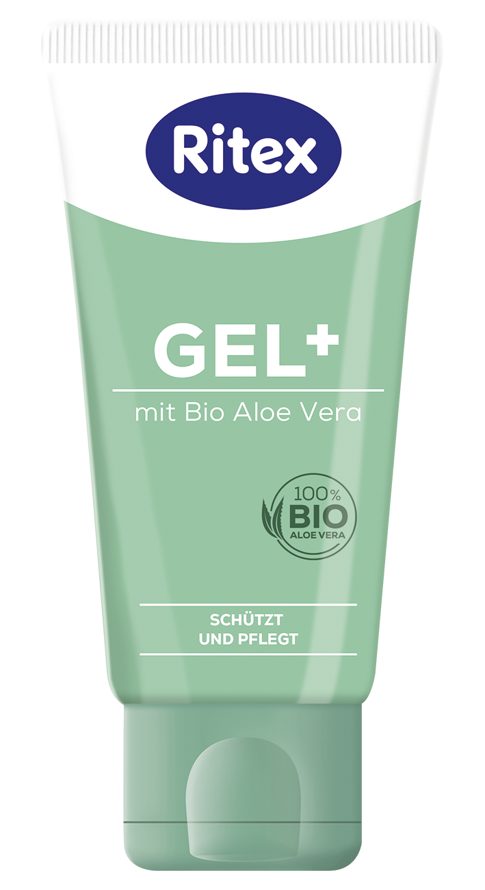 GEL BÔI TRƠN DƯỠNG DA LÔ HỘI RITEX GEL+ TUÝP 50ML,TẶNG kèm 01 hộp Lust (3C)