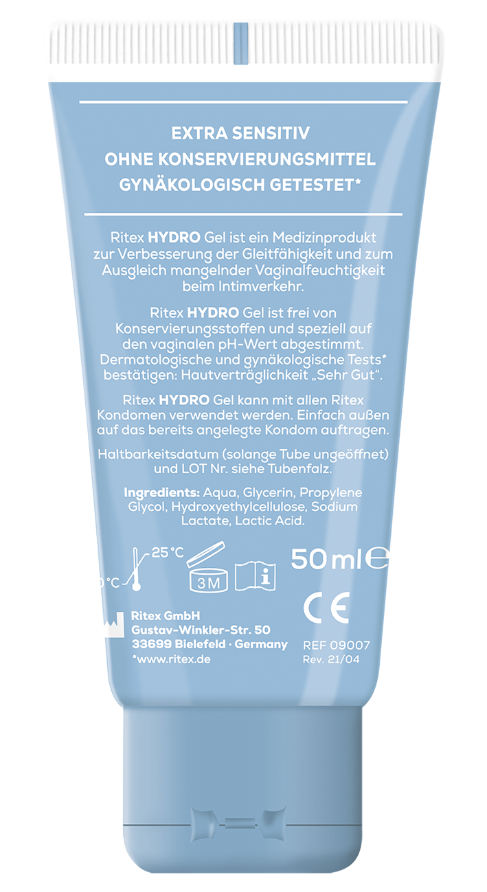 HYDRO - GEL BÔI TRƠN GỐC NƯỚC (TUÝP 50ML), TẶNG kèm 01 hộp Lust (3C)