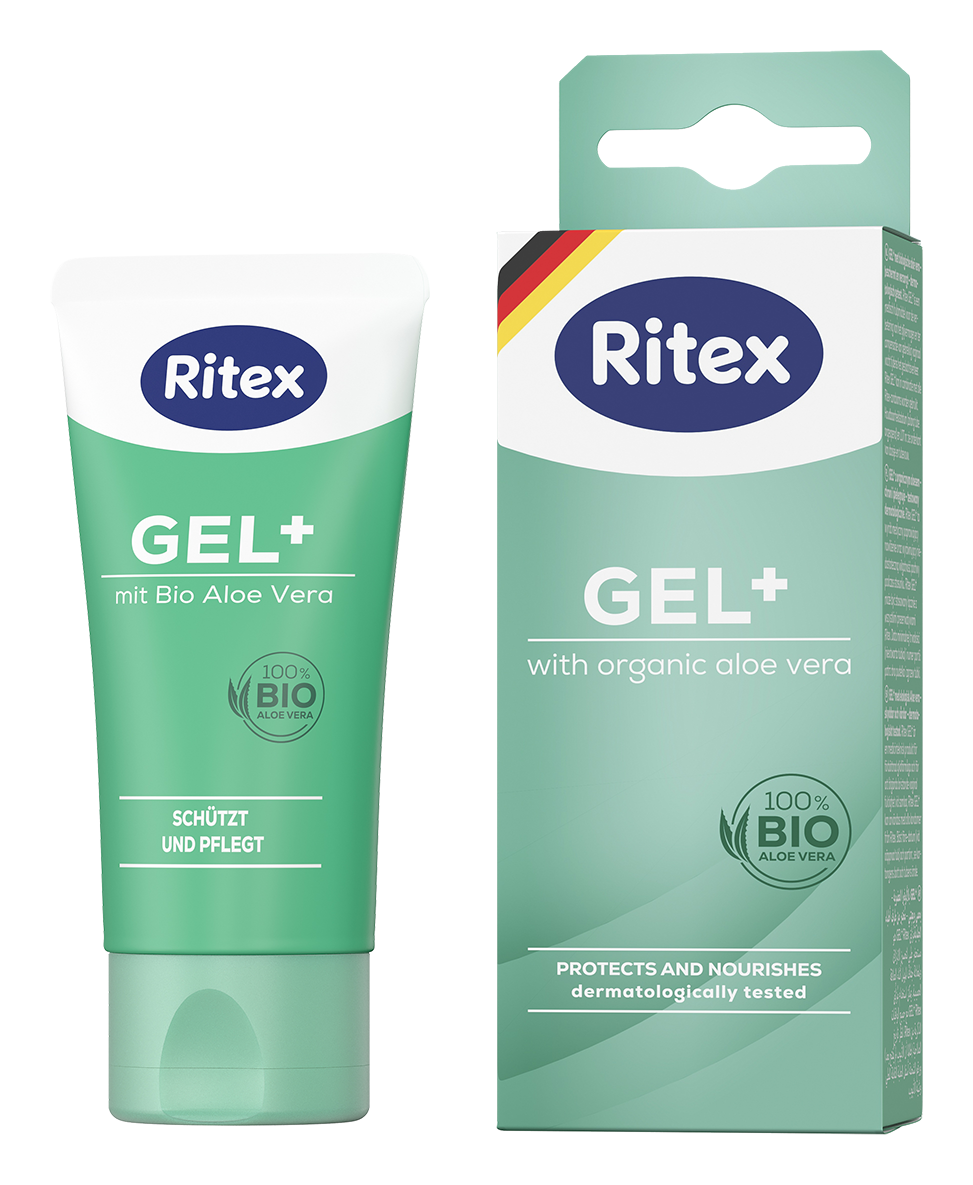 GEL BÔI TRƠN DƯỠNG DA LÔ HỘI RITEX GEL+ TUÝP 50ml