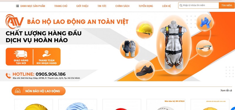 cua hang ban bao ho lao dong tai tphcm