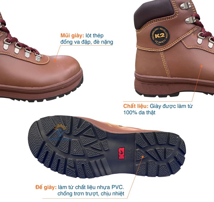 giày bảo hộ k2 hàn quốc cao cấp thời trang chính hãng