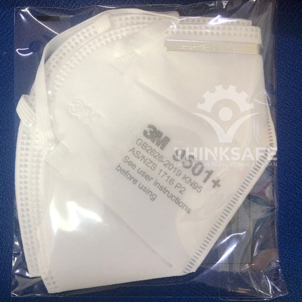 Khẩu trang có van 3M 9001V 3D kháng khuẩn chống bụi mịn phòng dịch dùng trong y tế Khẩu trang 3M chính hãng - THINKSAFE