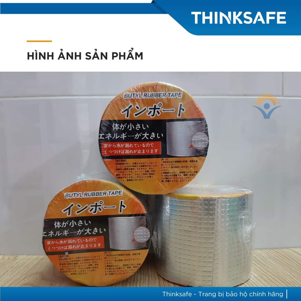 Băng keo chống thấm siêu dính Nhật Bản, keo dính chống nước, chịu nhiệt, bền độ dính cao - THINKSAFE