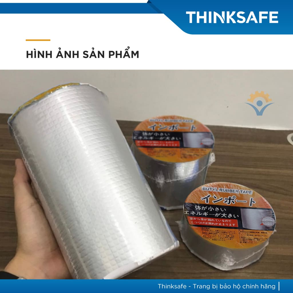 Băng keo chống thấm siêu dính Nhật Bản, keo dính chống nước, chịu nhiệt, bền độ dính cao - THINKSAFE