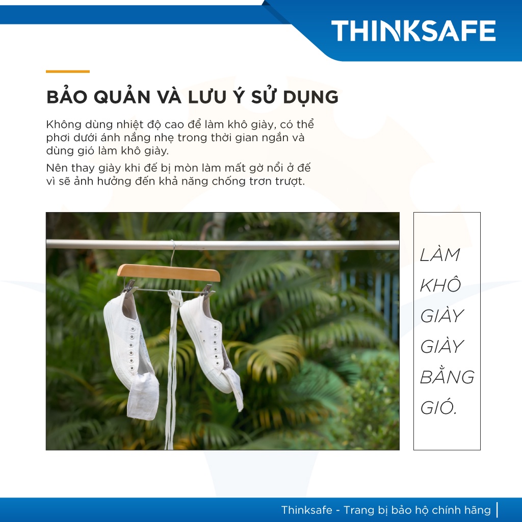 Giày bảo hộ lao động Titan da bò chống nước chống tĩnh điện chống đinh thời trang Giày Jogger chính hãng - THINKSAFE