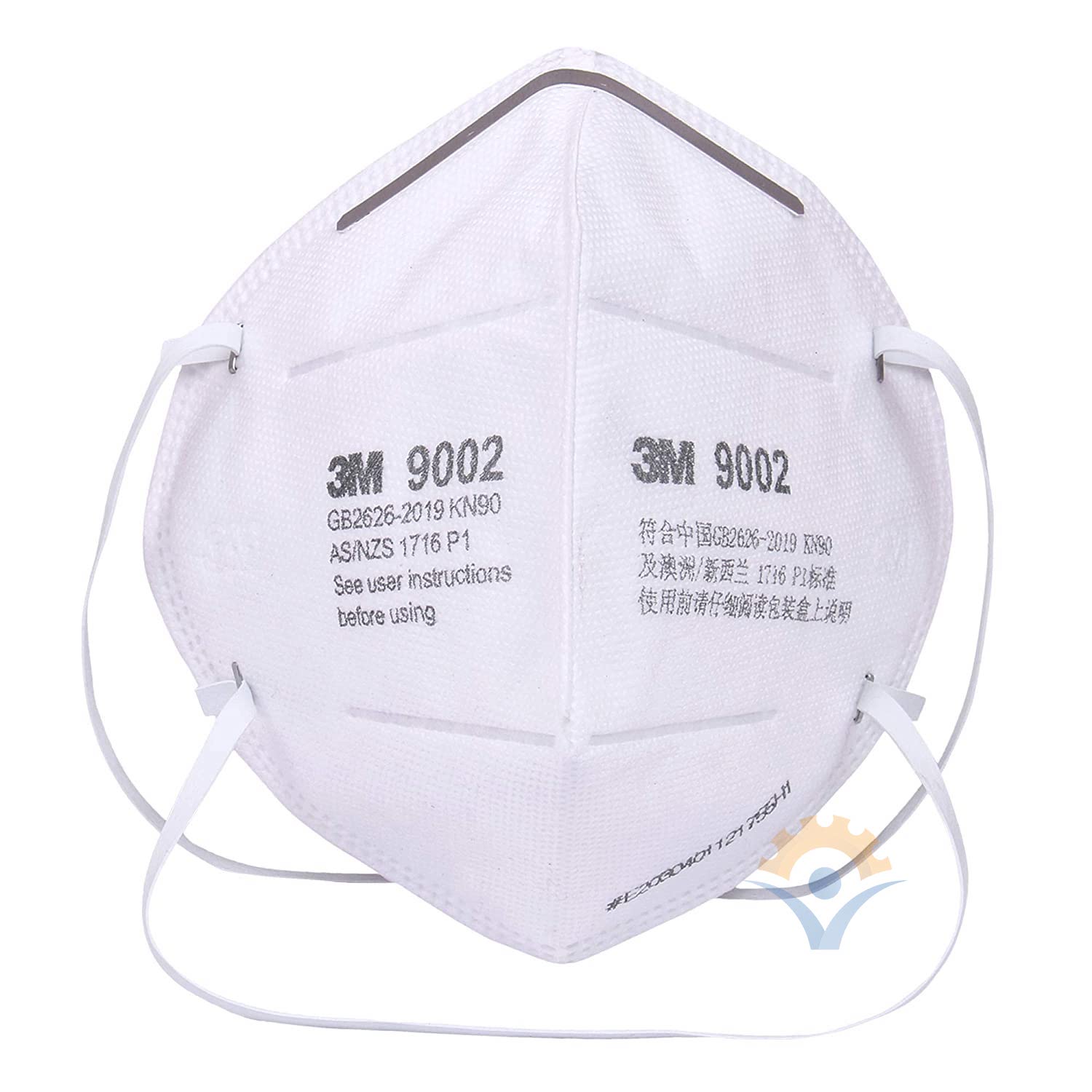 Khẩu trang 3M 9002 Chuẩn KN90 | Dây đeo qua gáy
