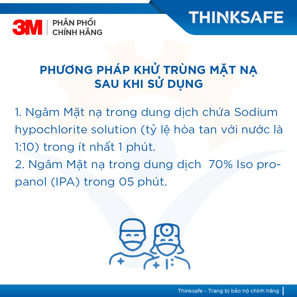 Mặt Nạ Phòng Độc 3M 7502 Kèm Phin 7093 | Chính hãng