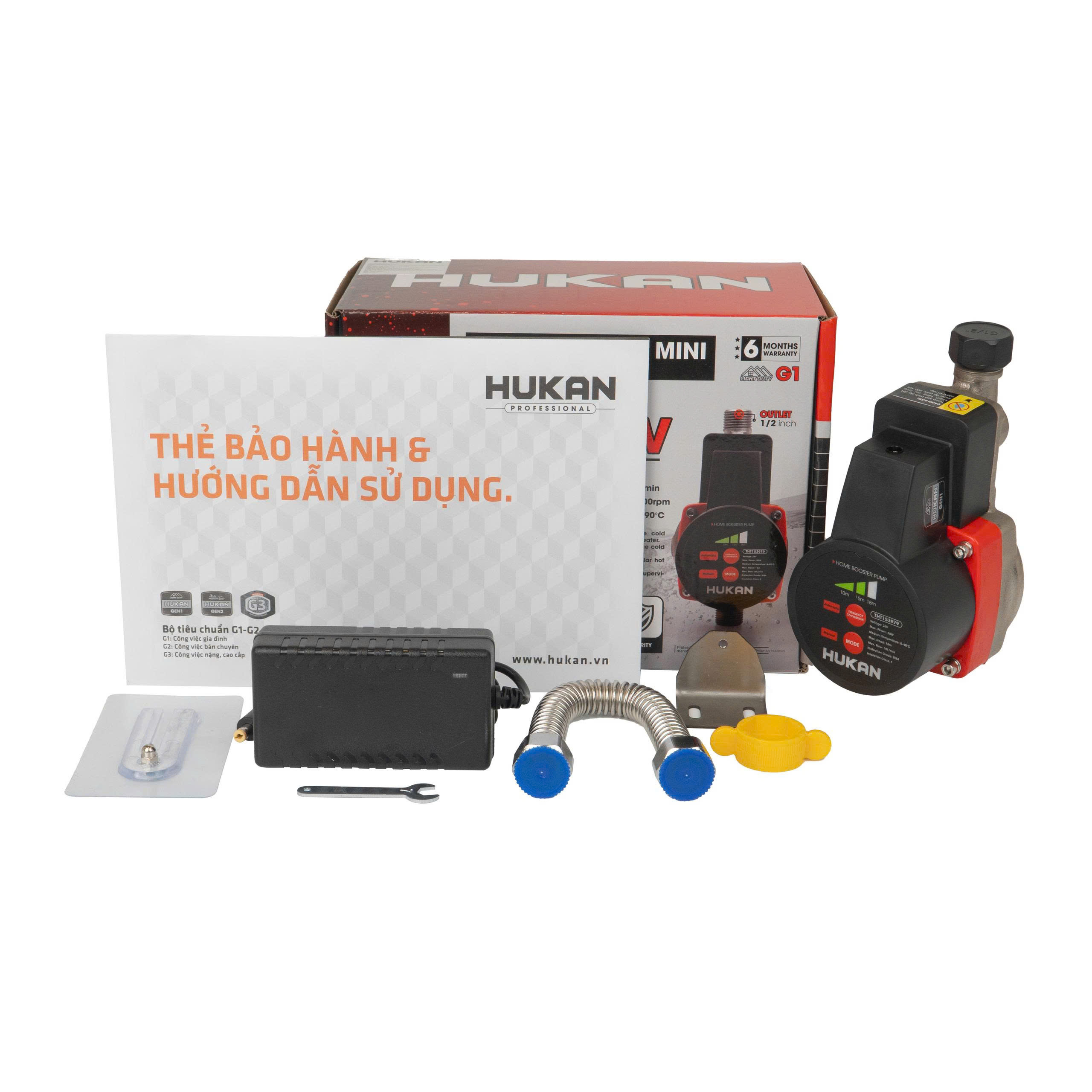 Bơm tăng áp mini HUKAN THT153979 - Chuyên dùng 1 thiết bị
