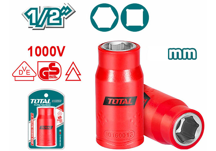 Lục giác cách điện 1/2 inch 17mm TOTAL THIHAST12171