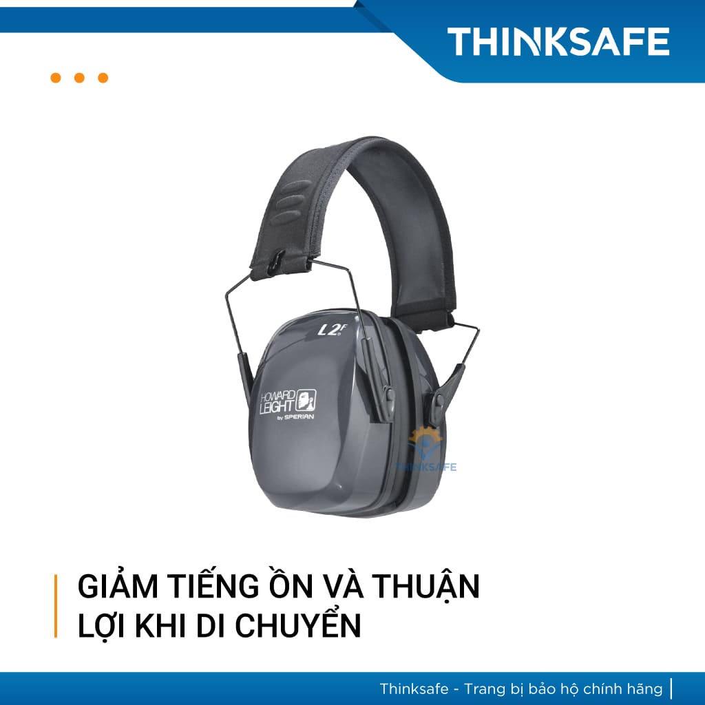 Chụp tai chống ồn Leightning L2F giảm ồn 32 dB chụp giảm ồn bảo vệ tai, giảm ồn cao cấp, thoải mái - THINKSAFE
