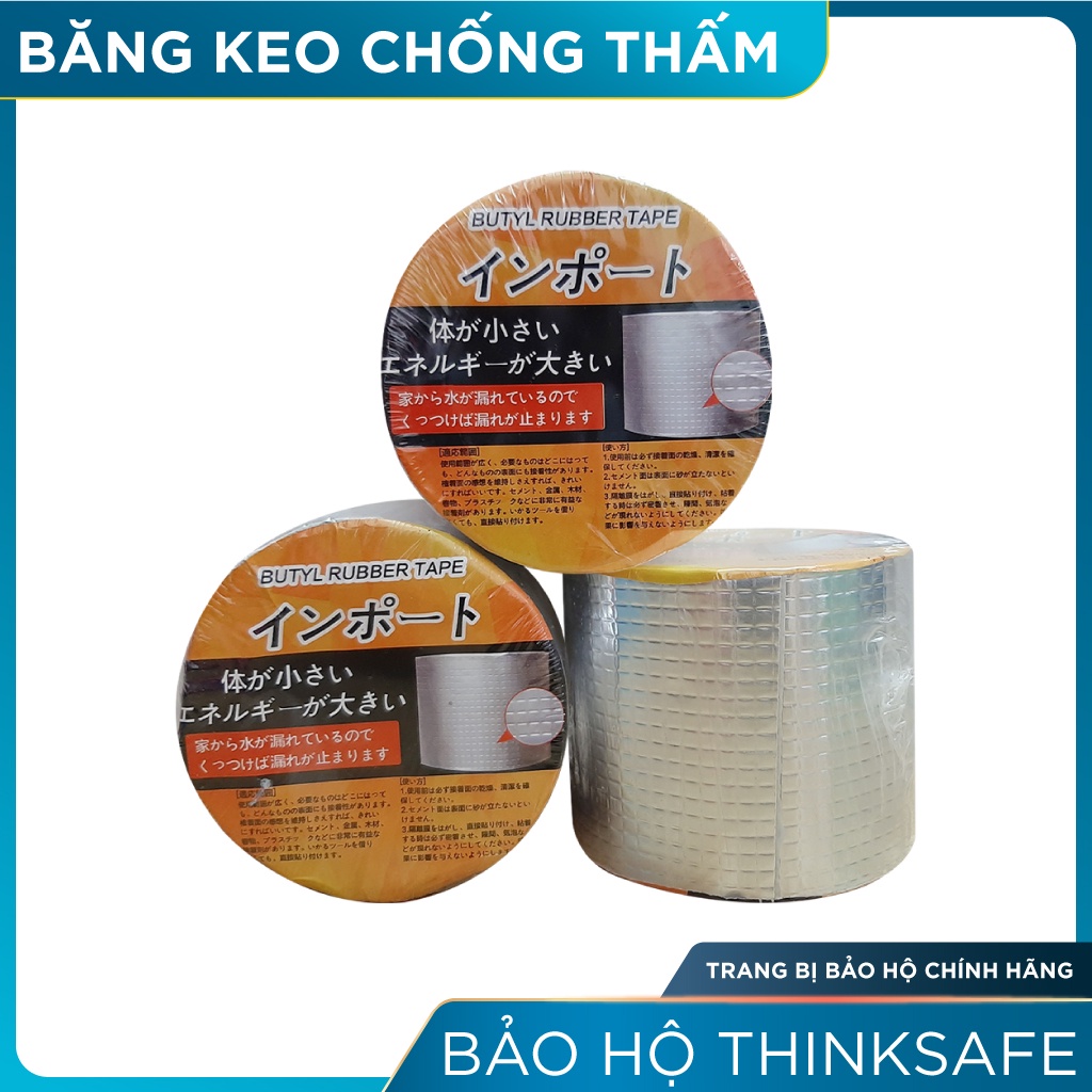 Băng keo chống thấm siêu dính Nhật Bản, keo dính chống nước, chịu nhiệt, bền độ dính cao - THINKSAFE