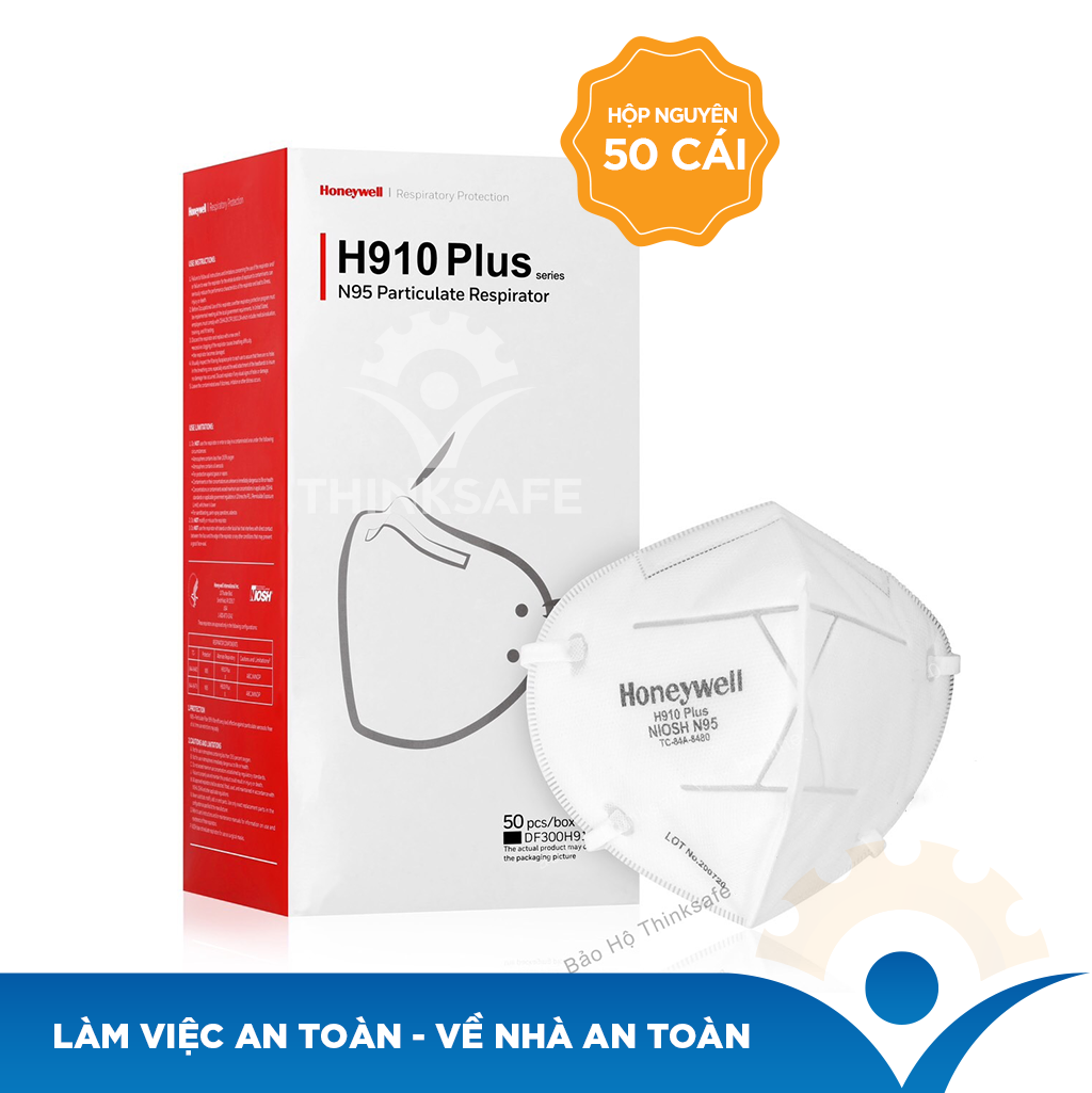 Khẩu Trang 3D Honeywell H910 Chuẩn KN95| Dây qua tai