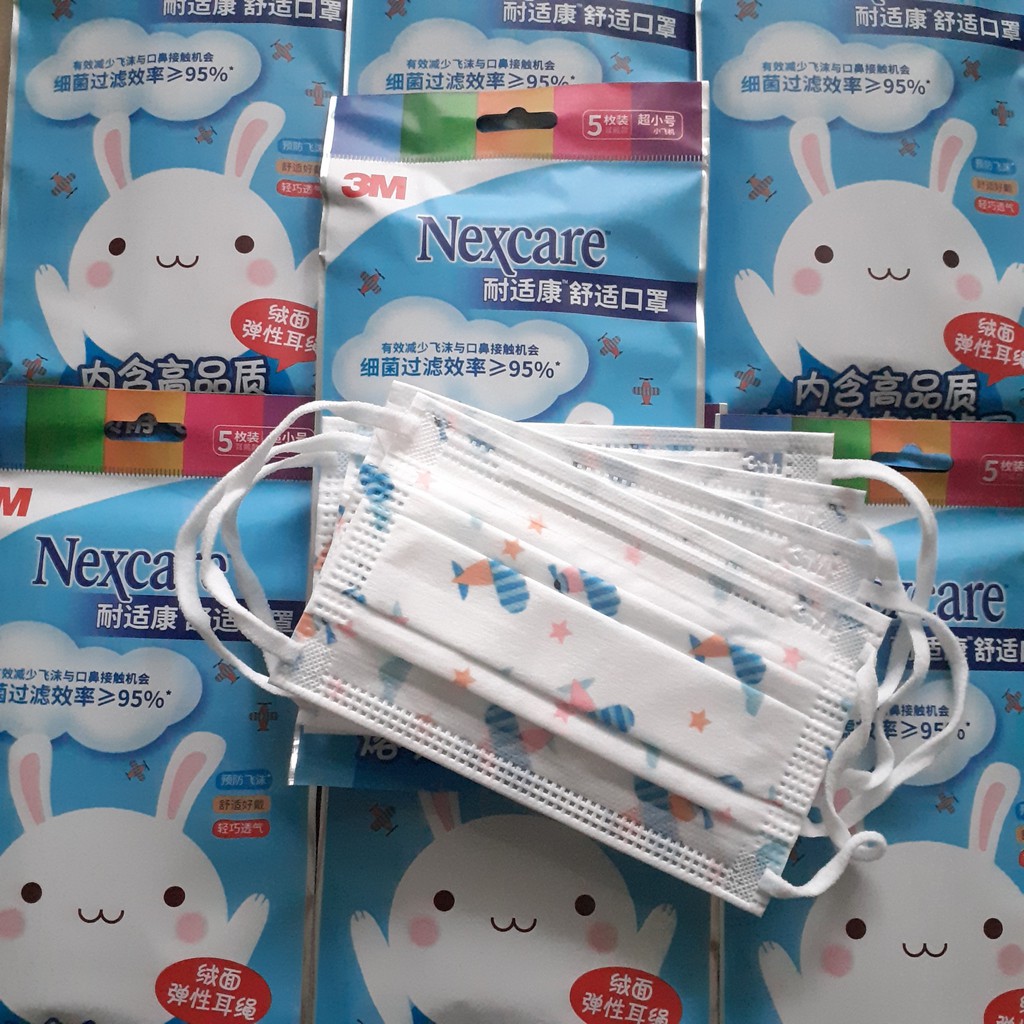 Khẩu trang cho bé từ 1 tuổi - 3M Nextcare