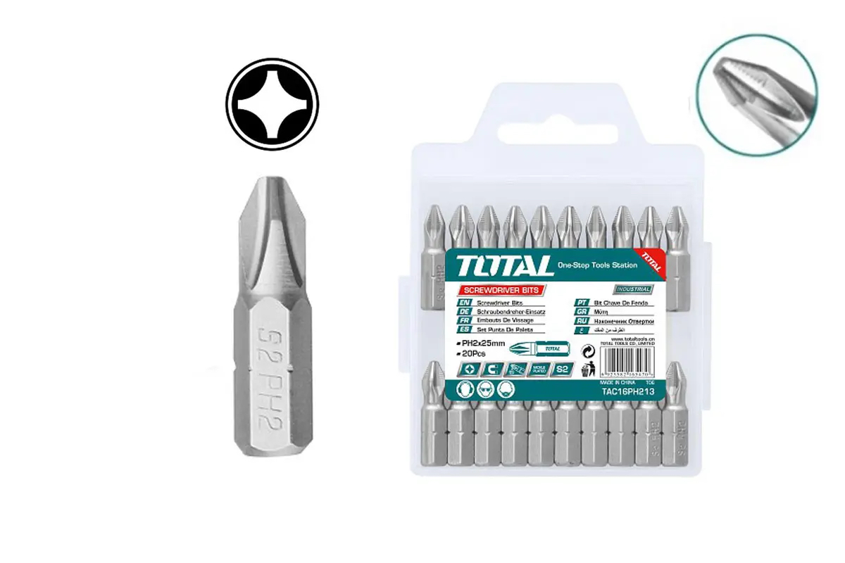 Mũi gắn vít TOTAL TAC461601, TAC16PH233, TAC16PH253 kích thước 60mm - 110mm