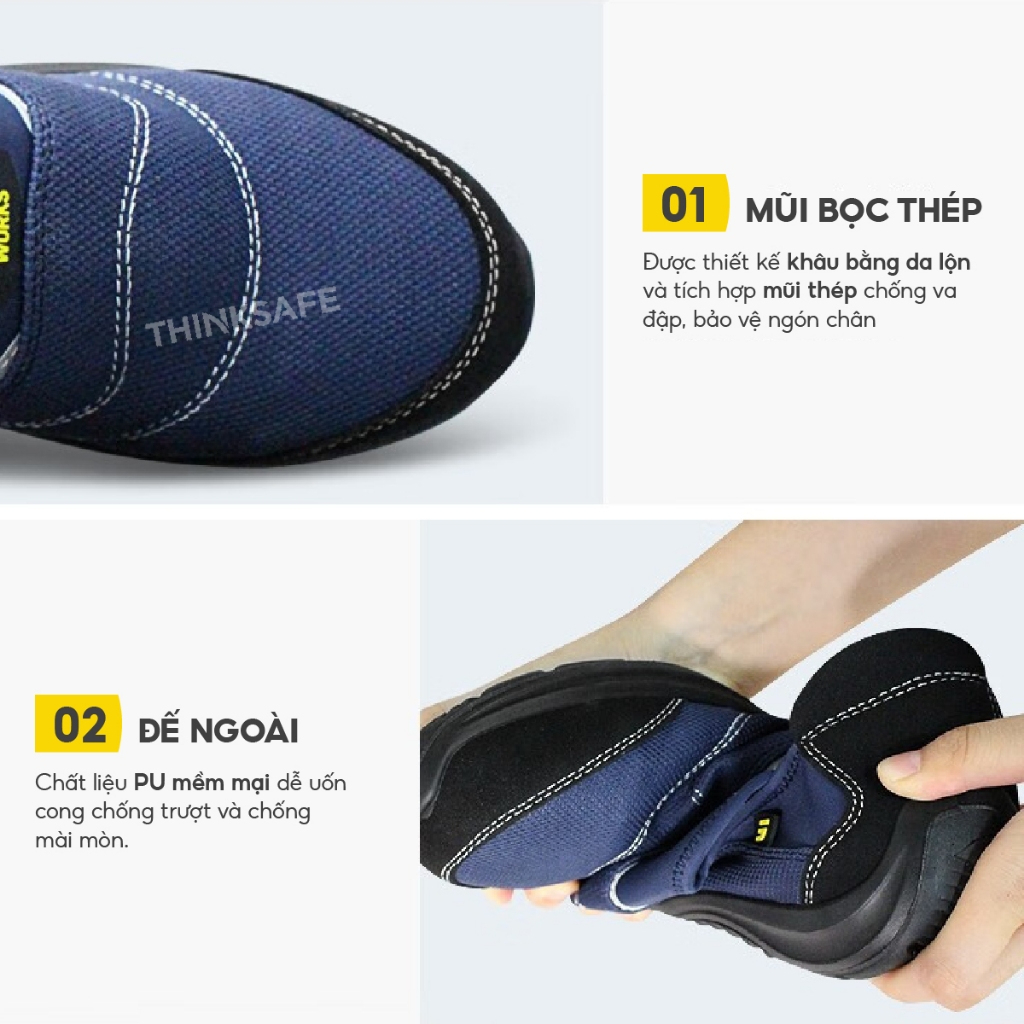 Giày bảo hộ Jogger Yukon Xanh
