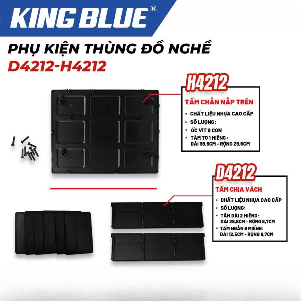 Phụ kiện Thùng đựng đồ nghề KingBlue KHD4212 Nhựa ABS Chống nước