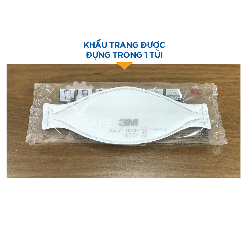 Khẩu Trang N95 3M 1870+ Aura Chính Hãng | Dây Qua Gáy