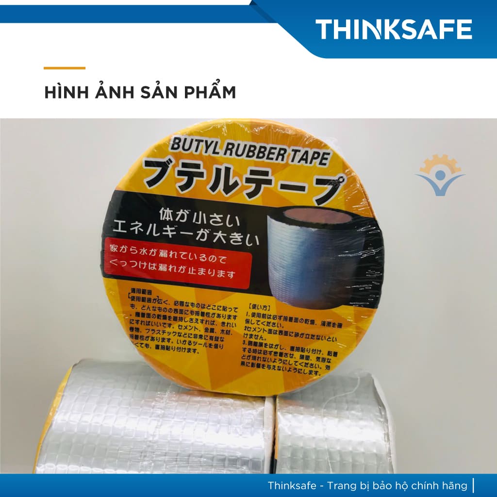 Băng keo chống thấm siêu dính Nhật Bản, keo dính chống nước, chịu nhiệt, bền độ dính cao - THINKSAFE