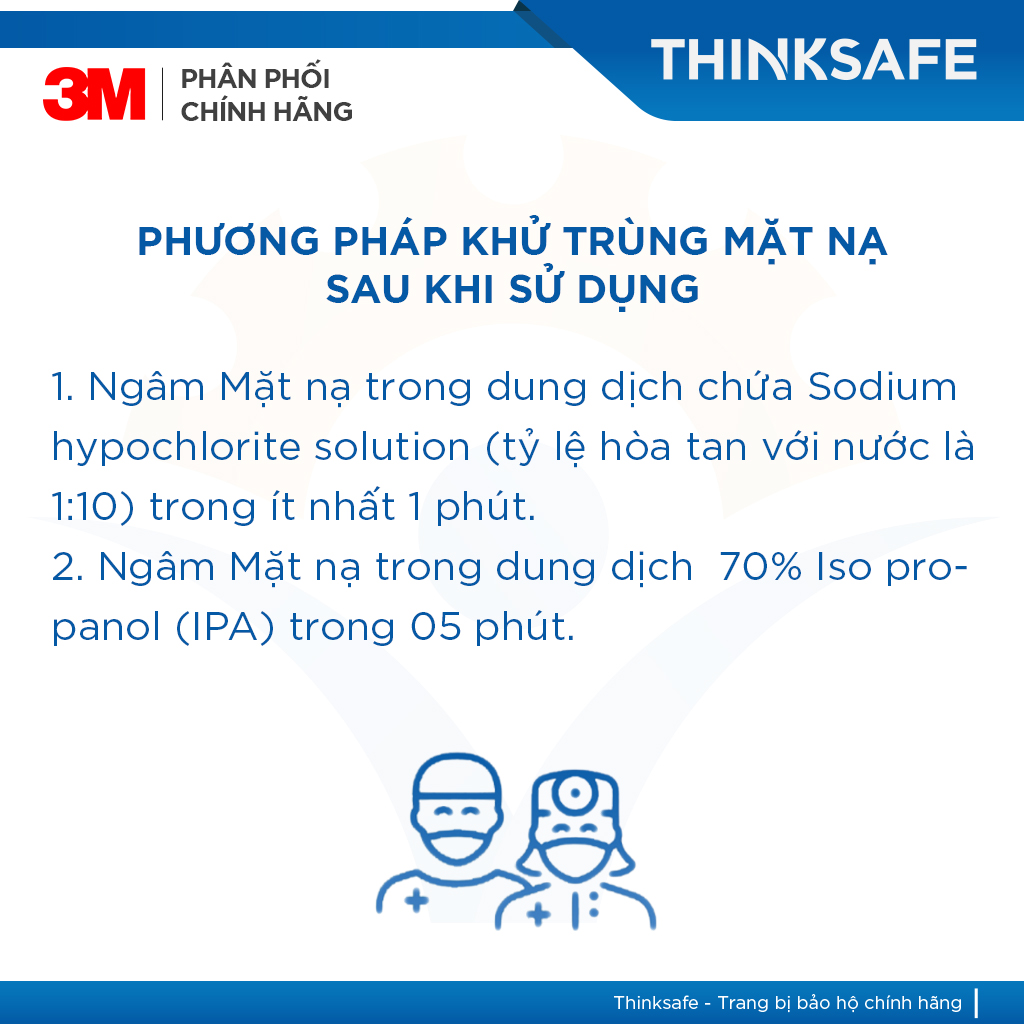 Mặt Nạ Phòng Độc 3M 6200 Kèm Phin Lọc 7093 | Chính Hãng