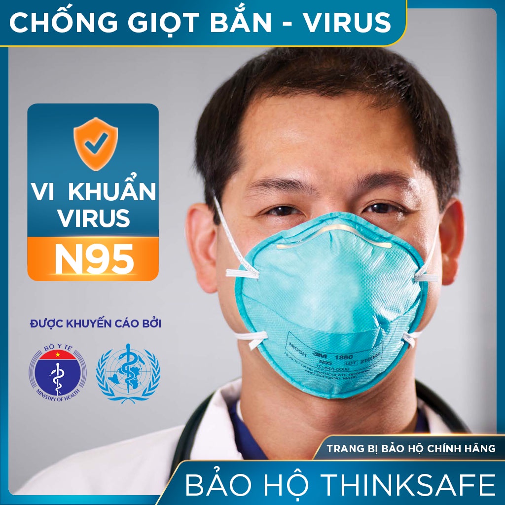 Khẩu Trang 3M 1860 Chính Hãng | Tiêu chuẩn N95