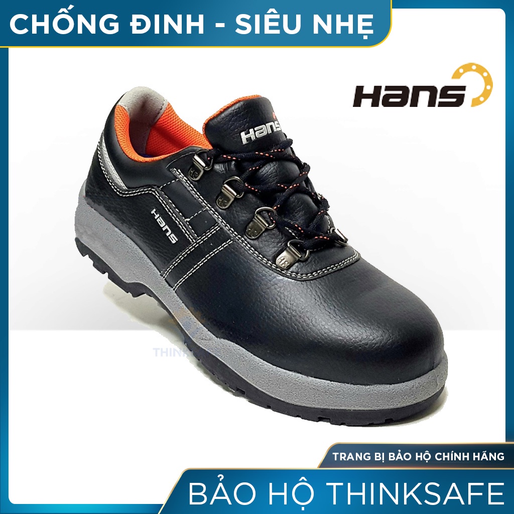 Giày bảo hộ hàn quốc Hans HS55 chống nước, chống đinh, va đập, trơn trượt Giày công trình, nhà máy cao cấp - THINKSAFE