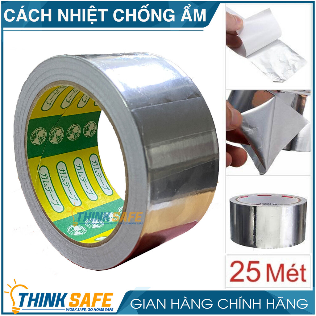 Băng keo bạc cách nhiệt 1 mặt