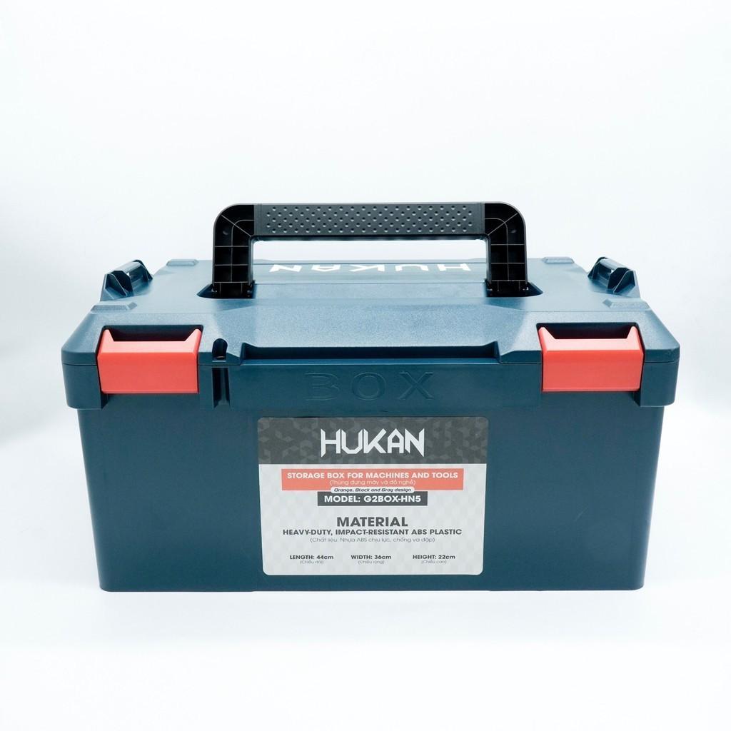 Hộp Đựng Máy Và Đồ Nghề HUKAN G2BOX-HN5 chất liệu Nhựa ABS chịu lực, chống va đập, kích thước 44*36*22cm