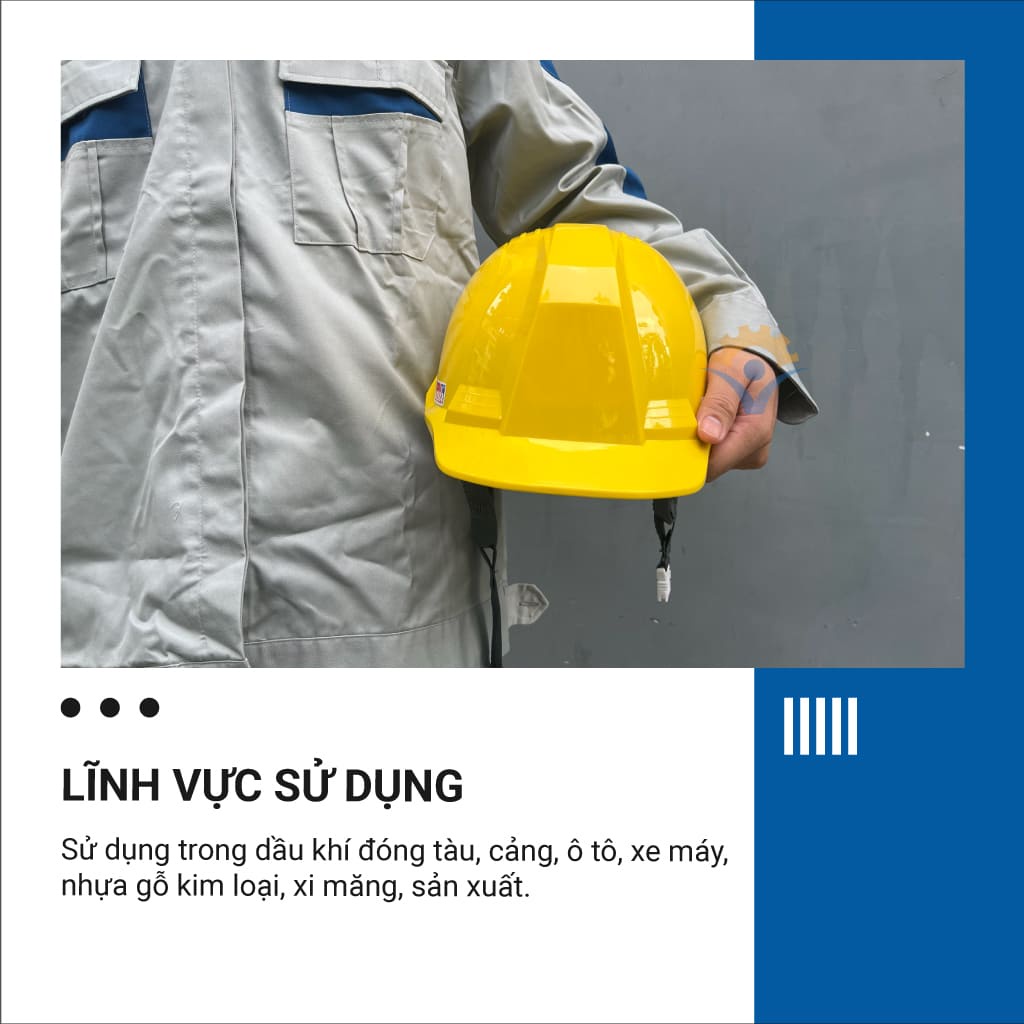 Nón bảo hộ Sseda 4 Hàn Quốc, mũ bảo vệ đầu, chống va đập, có núm vặn - THINKSAFE