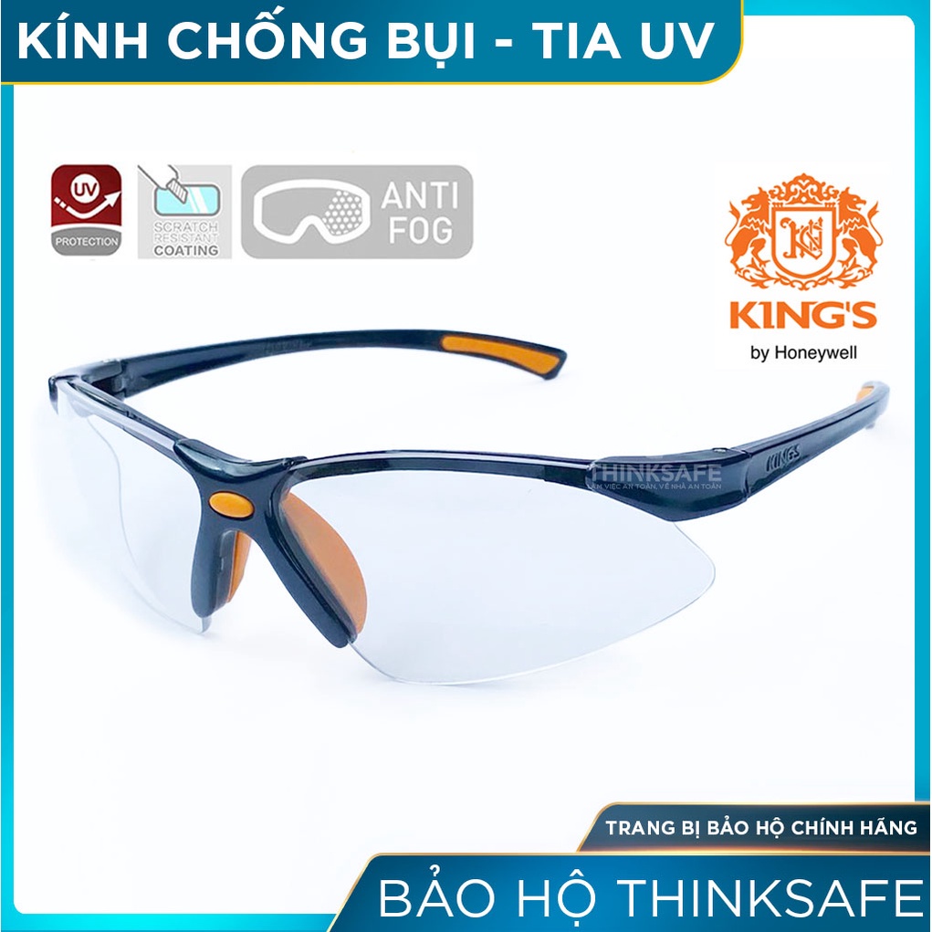 Kính bảo hộ chống bụi KY311 kính chống bụi chống tia UV đi đường chống mờ sương Kính chống bụi chính hãng - THINKSAFE