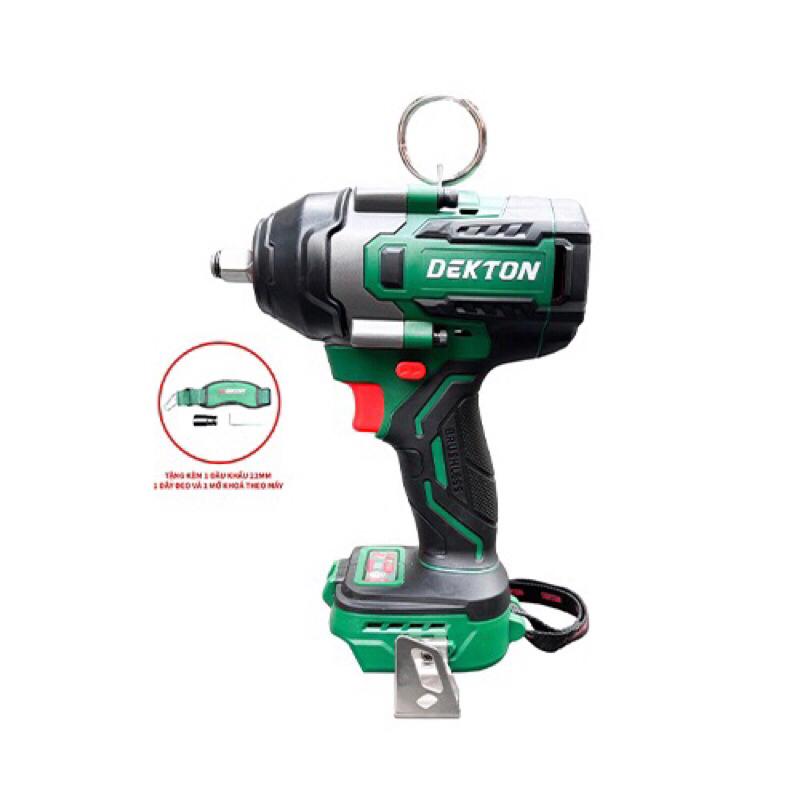 Thân máy siết mở Bulong Dekton 850N.m M21-IW850Pro Siêu Mạnh Động cơ Brushless 2024 Chân Pin Phổ Thông Makita