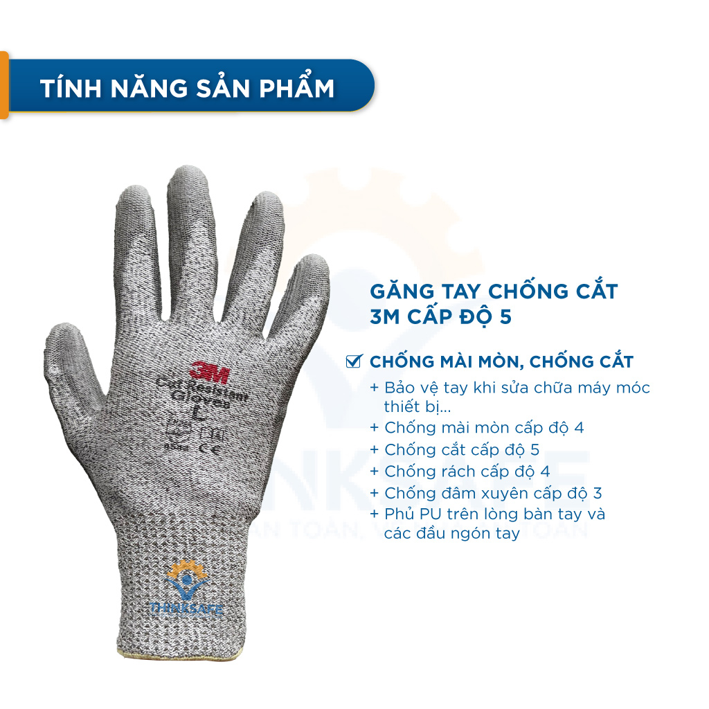 Găng tay chống cắt cấp độ 5 - LV5