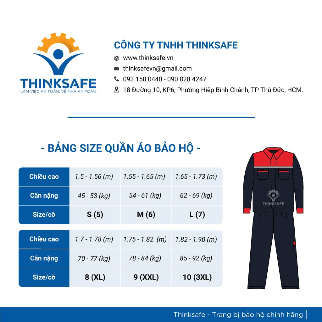 Quần áo bảo hộ lao động Kaki TSD14