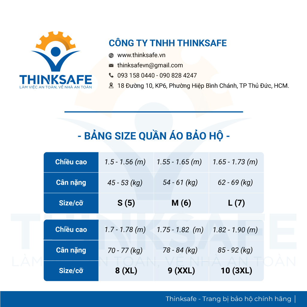 Quần áo bảo hộ lao động Pangrim TSR 01