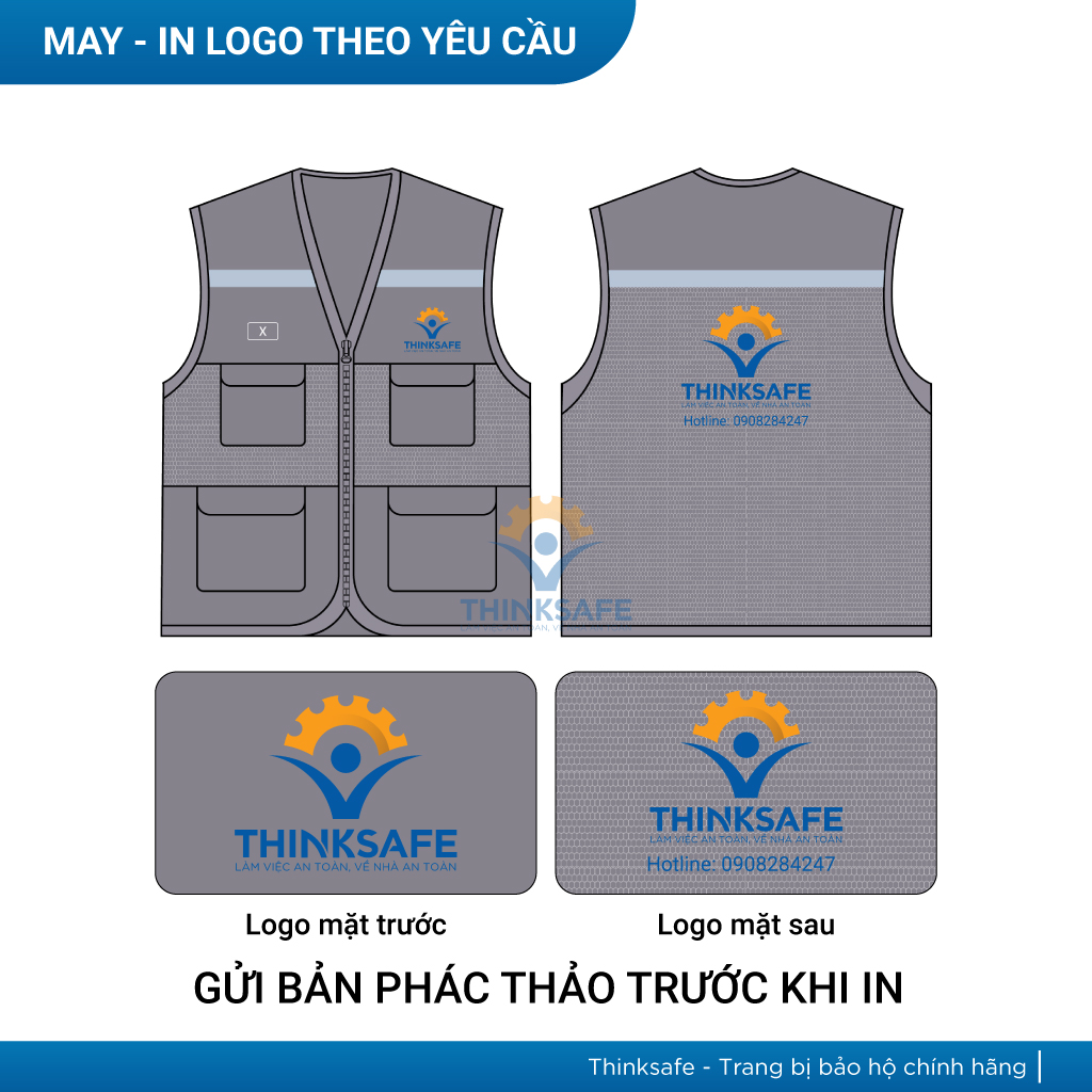 Áo phản quang gile kỹ sư TSG03