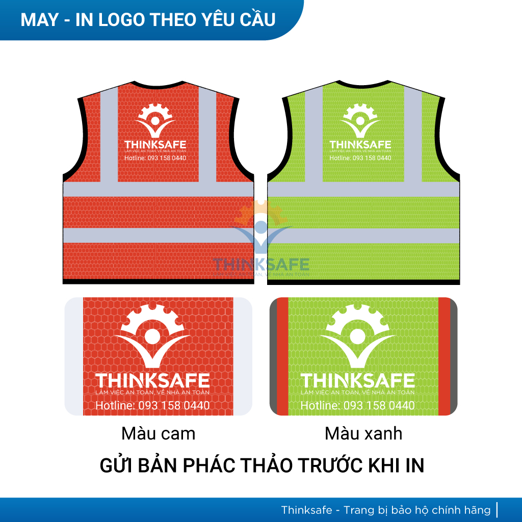 Áo phản quang lưới 3M TS3M