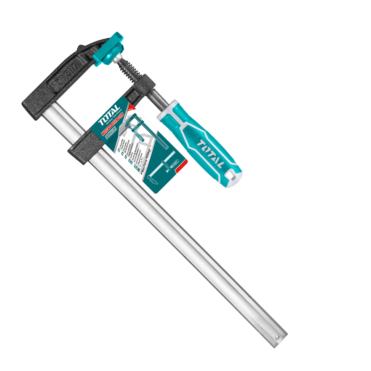 Kẹp gỗ chữ F TOTAL THT1320501 - THT1320801