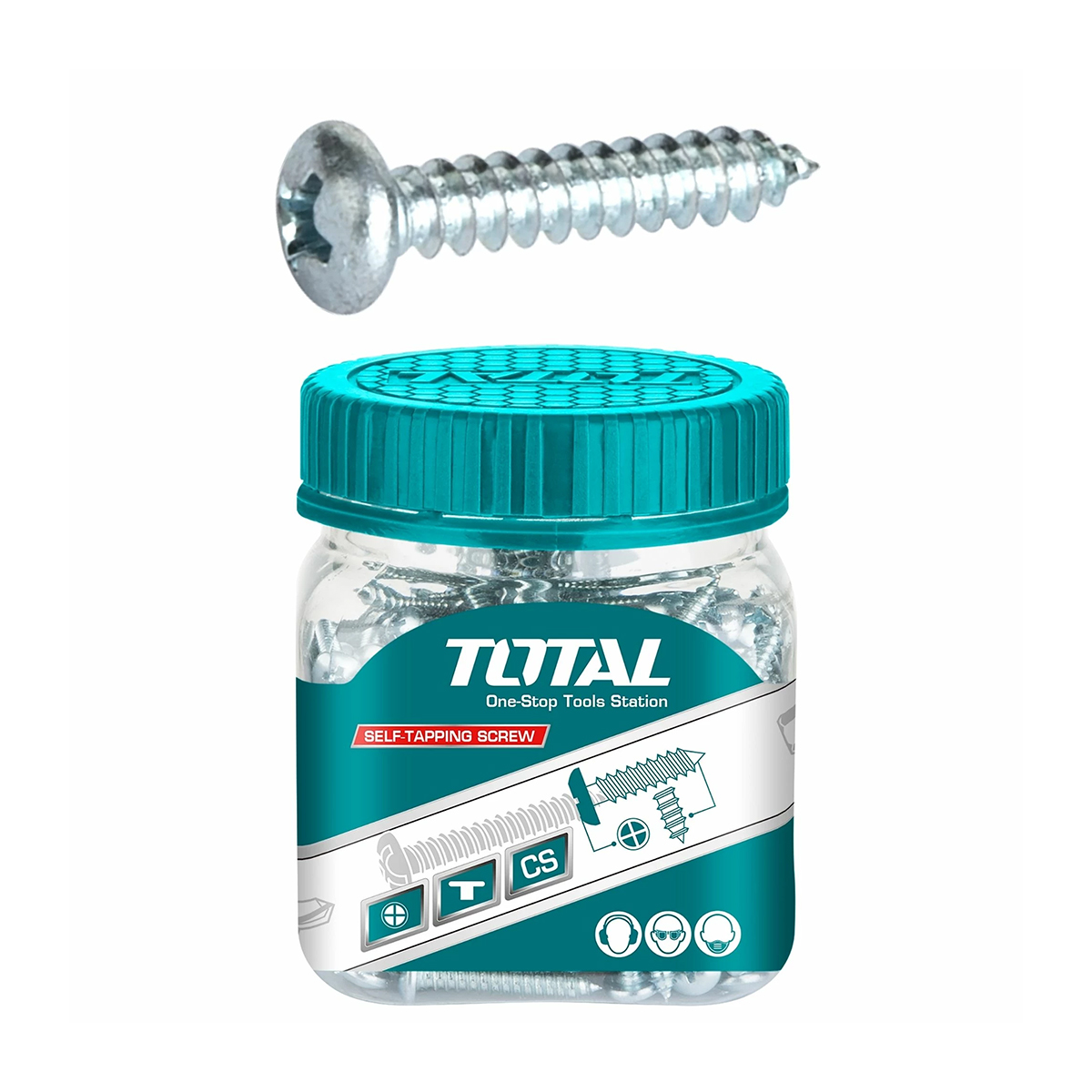 Bộ 150 vít tự khoan ST4.2x25mm TOTAL WJSS4202511