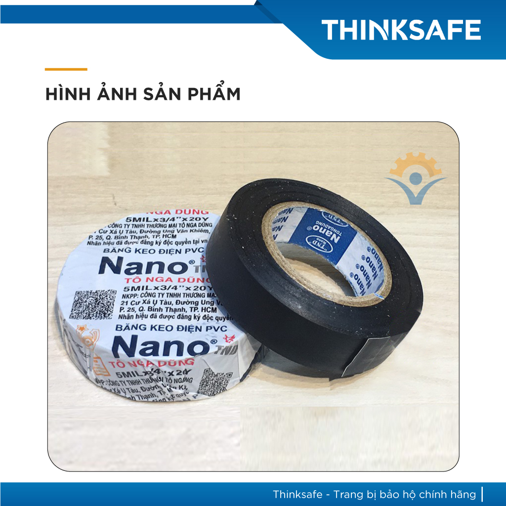 Băng keo điện Nano Tô Nga Dũng (khổ 1,8cm)