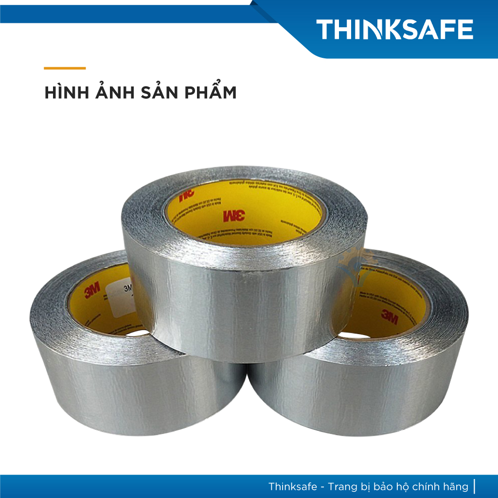 Băng keo nhôm 1 mặt chịu nhiệt cao 3M Aluminum Foil Tape 425