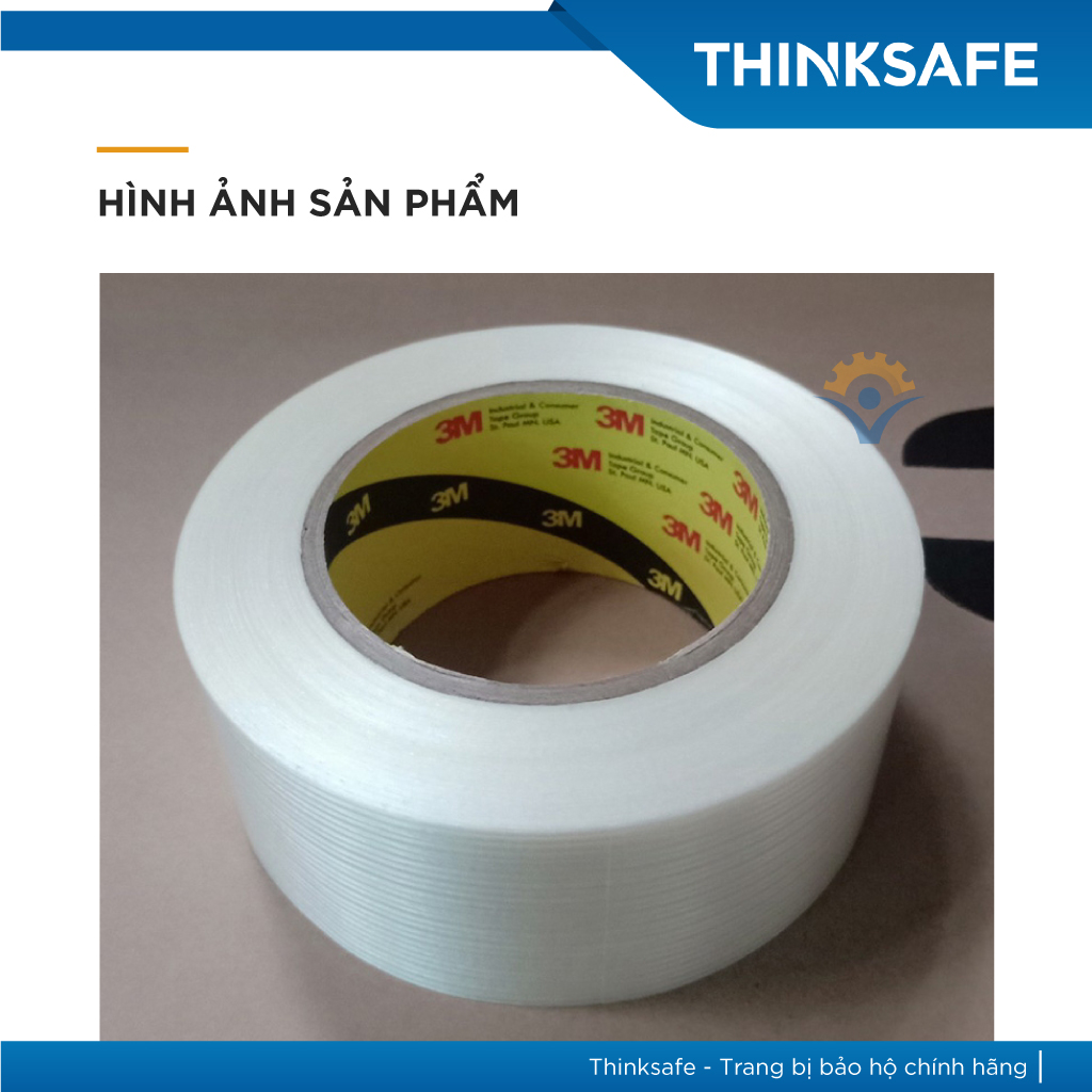 Băng keo môt mặt gia cường sợi thủy tinh 3M 863