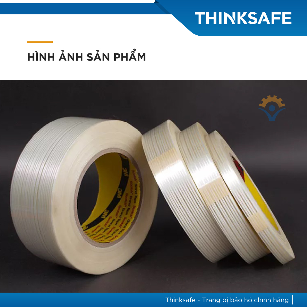 Băng keo môt mặt gia cường sợi thủy tinh 3M 863