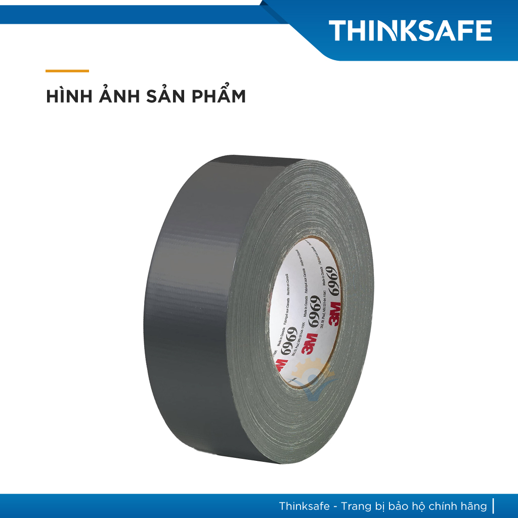 Băng keo vải 1 mặt siêu cường 3M Extra Heavy Duty Duct Tape 6969