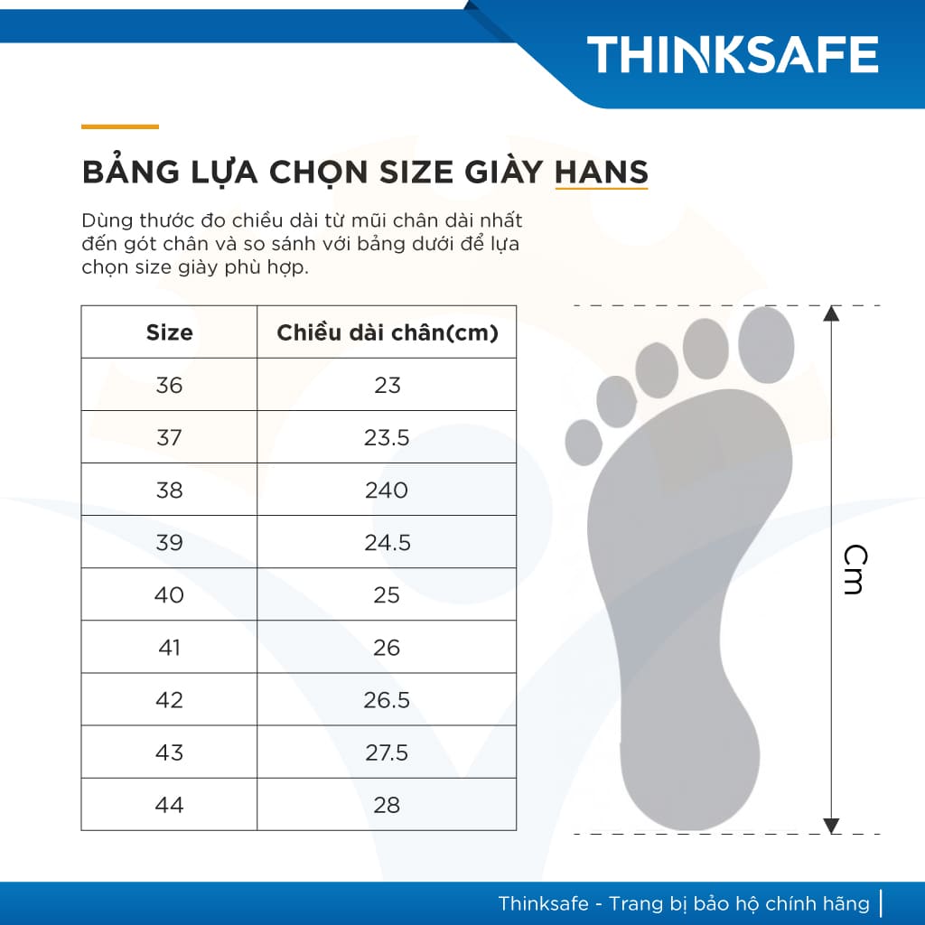 Giày Bảo Hộ Lao Động Hàn Quốc Hans HS55