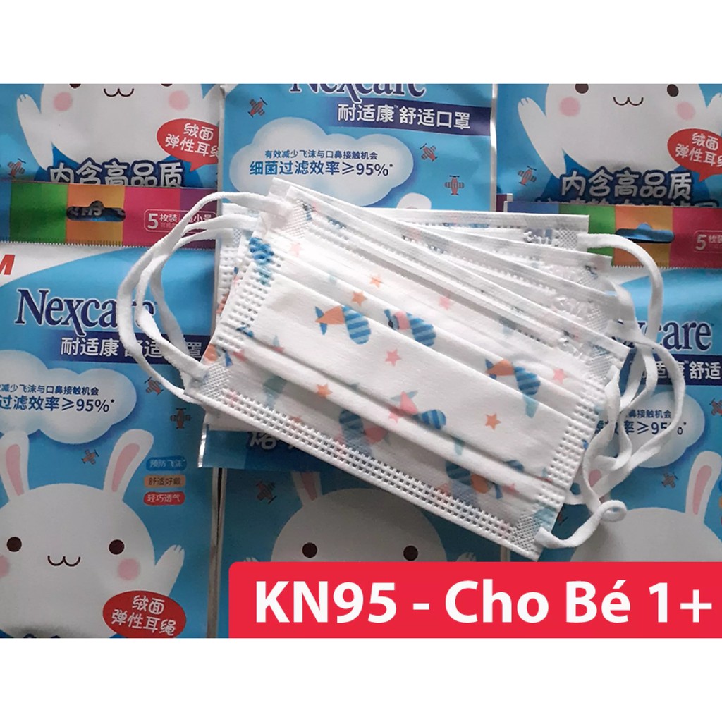 Khẩu trang cho bé từ 1 tuổi - 3M Nextcare