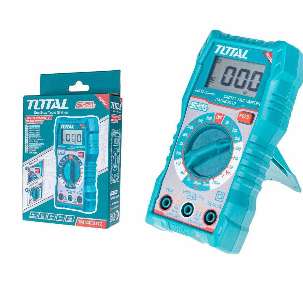 Đồng hồ đo điện vạn năng Total TMT460011 2000 số đếm, AC/DC 0.8-600V, điện trở 600kΩ tự động tắt nguồn - Thinksafe