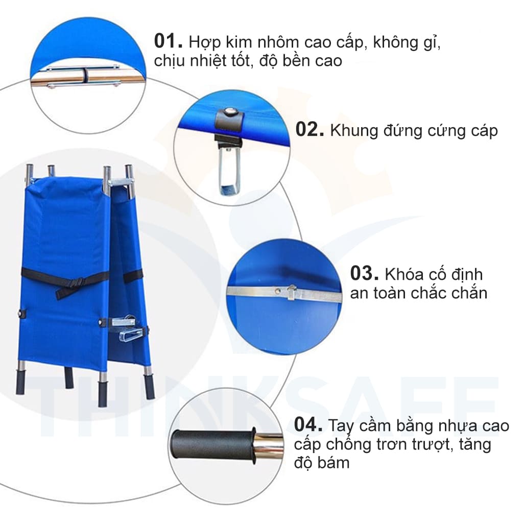 Cáng cứu thương (186*55*17 - 160KG) | cứu hộ PCCC