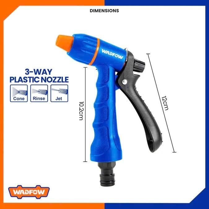 Vòi xịt nước Wadfow WSN1E03 WSN1E07 Vòi xịt tưới cây 3 tia và 7 tia, đầu phun nước thân nhựa abs - Thinksafe