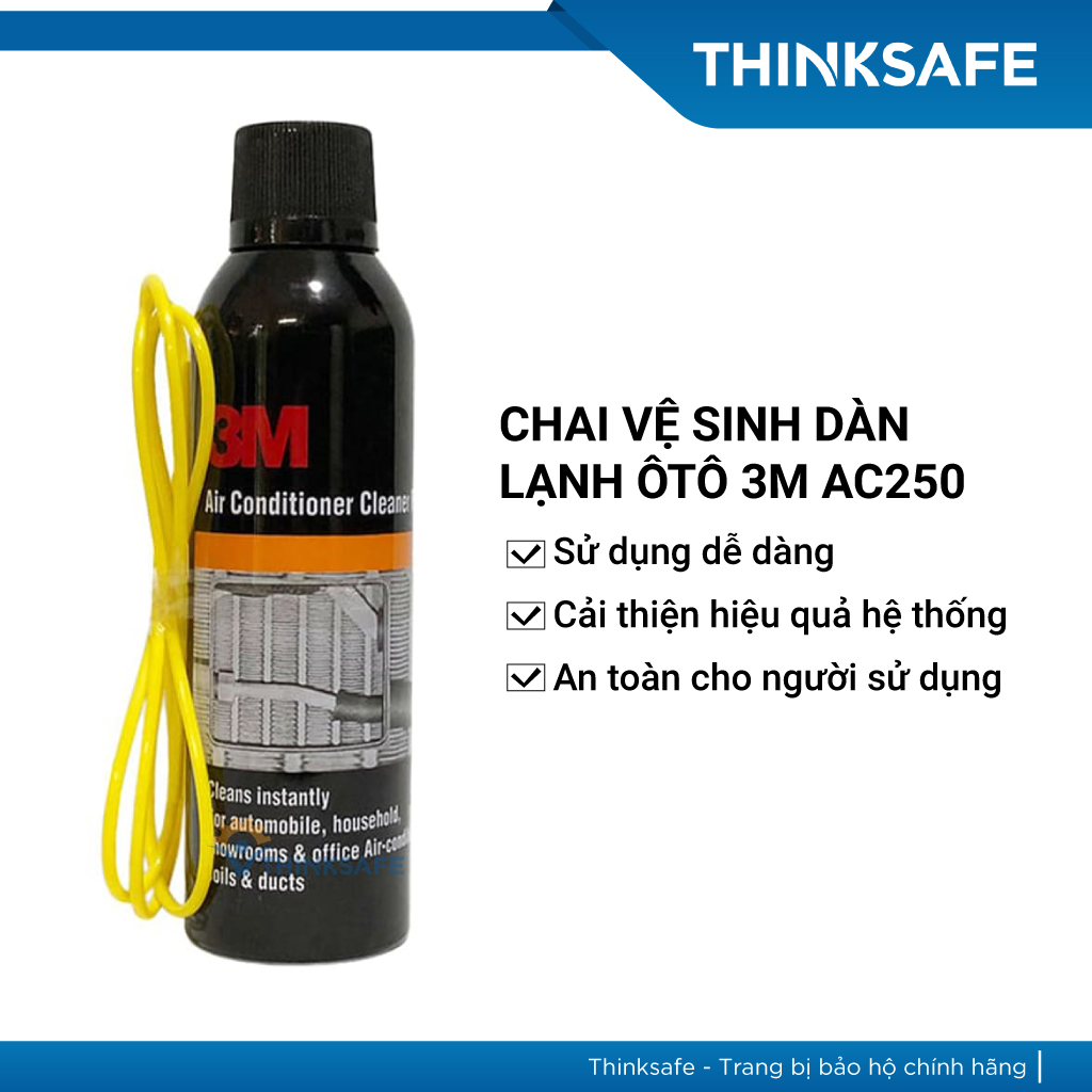 Chai Vệ sinh dàn lạnh ôtô 3M AC 250ML